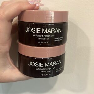 2 Josie Maran Whipped Argan Oil Vanilla Bean New Sealed